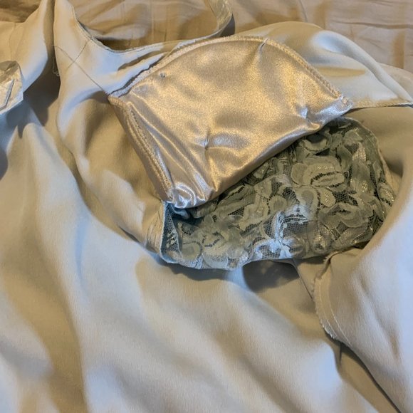 Jacket, elegant pale blue women, size L, with bow and frills. Must see - Picture 16 of 16